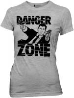 Ripple Junction Archer Danger Zone Juniors T-Shirt (X-Large, Heather Grey)