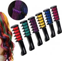 Rosenice Hair Chalk Comb Shimmer Temporary Hair Co&hellip;
