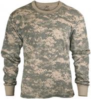 Rothco Long Sleeve T-Shirt Military Shirt Camoufla