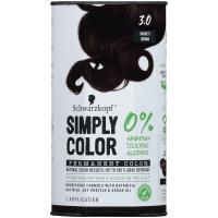 Schwarzkopf Simply Color Permanent Hair Color, 3.0 Darkest Brown, 3.0 - Darkest Brown