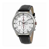 Seiko Men s SNDC87P2 Leather Synthetic Analog with