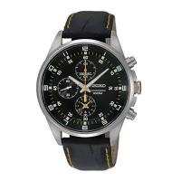 Seiko Men s SNDC89P2 Leather Synthetic Analog with