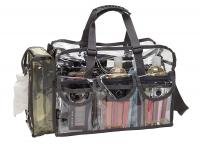 Seya Makeup Artist Clear PVC Set Bag with Shoulder Strap (Gray) - 270z (765g)