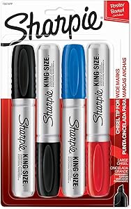 Sharpie King Size Permanent Marker, Large Chisel T&hellip;