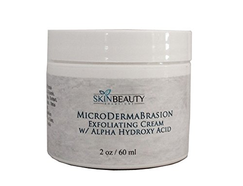 Skin Beauty Micro DermaBrasion Exfoliating Cream with AHA for Acne Prone Face - 2.0 Fl.Oz (60ml)