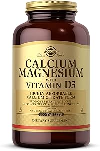Solgar Calcium Magnesium with Vitamin D3 Tablets, …