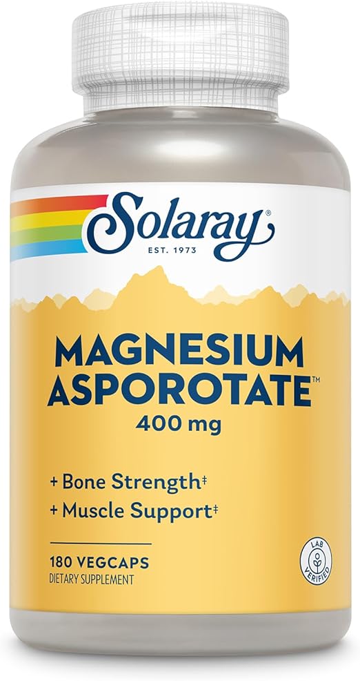 Solaray Magnesium Asporotate Supplement, 400 mg, 1&hellip;