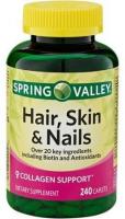 Spring Valley - Hair, Skin & Nails, Over 20 In