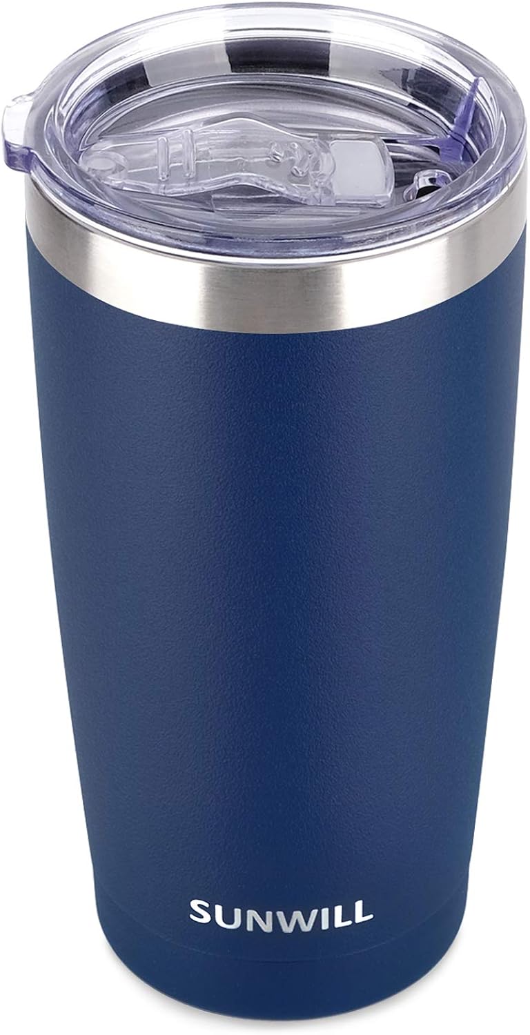 SUNWILL Travel Coffee Tumbler 20oz – Stainless S&hellip;