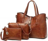 TcIFE Purses and Handbags for Womens Satchel Shoulder Tote Bags Wallets - Brown