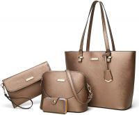 TcIFE Purses and Handbags for Womens Satchel Shoulder Tote Bags Wallets - Brown