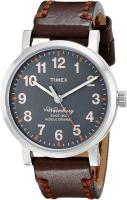Timex Men's TW2P58700 Waterbury Gray Dial Brown Le