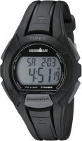 Timex Men's TW5K94000 Full-Size Ironman Essential 10 Watch, Full-Size Black/Gray Resin Strap Watch