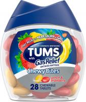 Antacid Tablets by TUMS, Chewy Bites for Relieves 