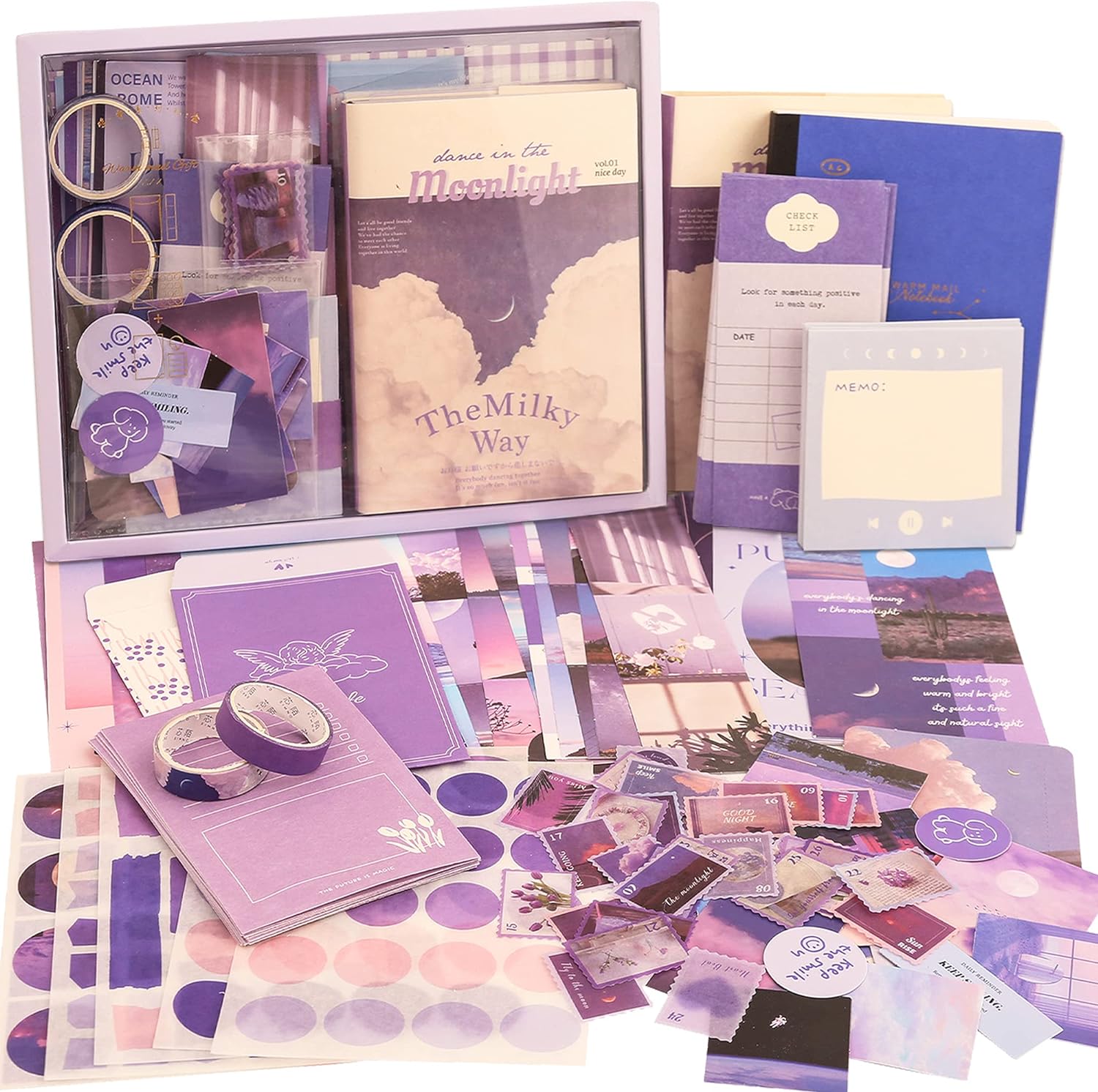 Retro Vibes Scrapbooking Collection, Artistic Memories Craft Kit, 348 Pcs
