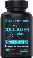 Vital Vitamins Multi Collagen Complex - Type I, II&hellip;