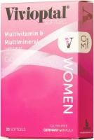 Vivioptal Women 30 Capsules - Multivitamin & Multimineral Supplement - CoQ10 & Omega-3