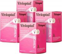 Vivioptal Women1 Year Softgels - Supplement. Multivitamin/Multi-Minerals, Pack of 4 - 90 Softgels