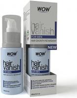 WOW Hair Vanish For Men - All Natural Hair Removal Cream - 3.4 oz (100ml)