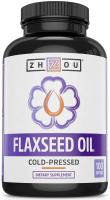 Zhou Flaxseed Oil 1000 mg | Supports Heart, Hair, &hellip;