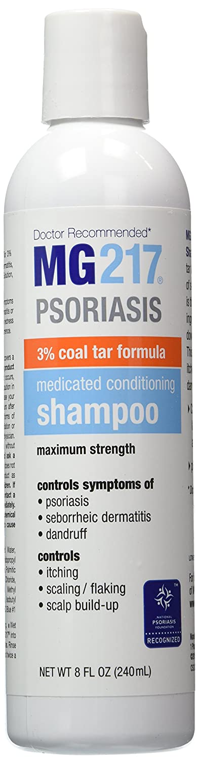 Triton Consumer Products MG 217 Medicated Coal Tar Shampoo for Psoriasis, 8 Fl Oz (240 ml)