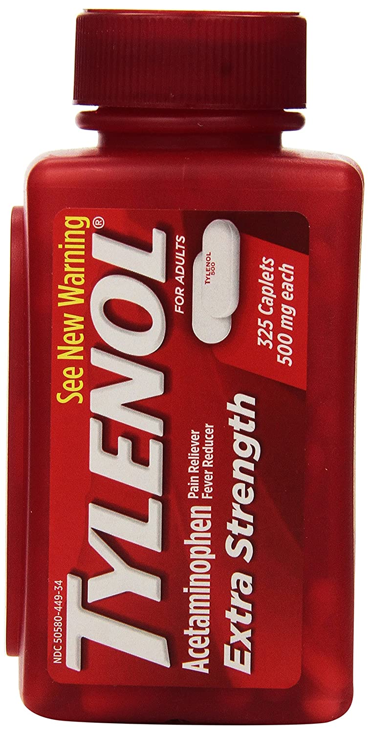 Tylenol Extra Strength Acetaminophen 500 Mg - 325 Caplets