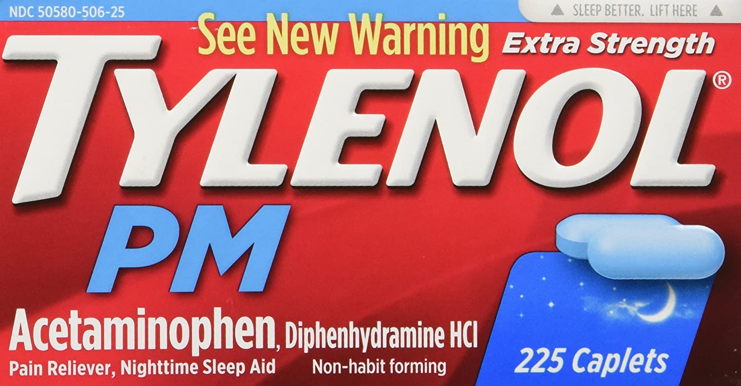 Tylenol PM Extra Strength Pain Reliever + Sleep Aid - 225 Caplets