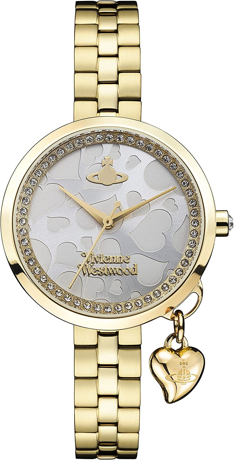 Vivienne Westwood Bow Gold-Tone Stainless Steel Watch VV139SLGD for Women