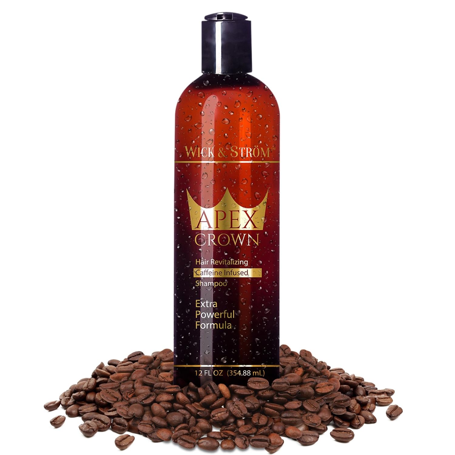 Premium Anti Hair Loss Shampoo -Wick & Ström- NO Minoxidil (Caffeine, Biotin, Saw Palmetto, Aloe Leaf, Ketoconazole +.)Formulated to Stimulate Hair Growth for Men & Women /BIGGER 12oz