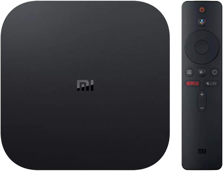 Xiaomi Mi Box S 4K HDR Android TV Remote Streaming Media Player with Google Assistant - Black