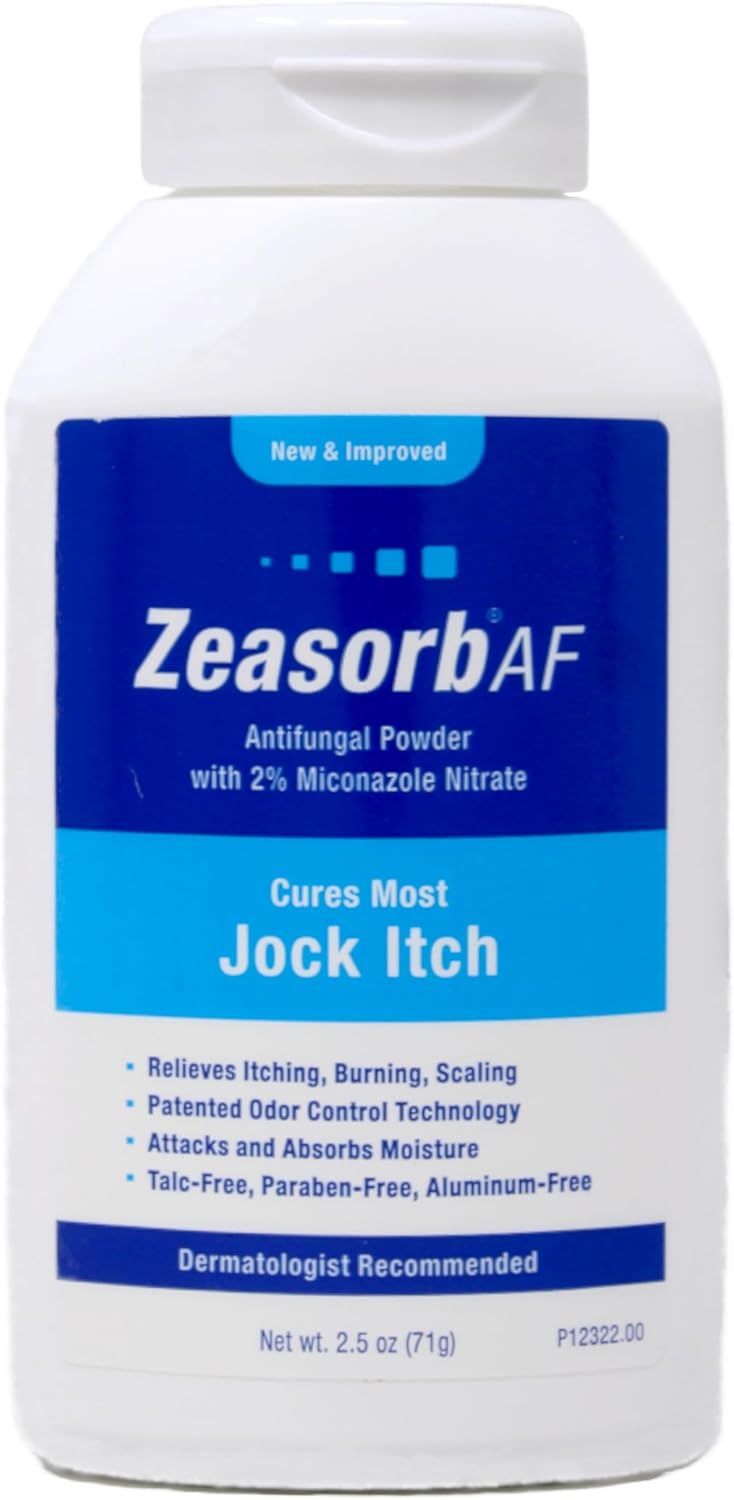Zeasorb Antifungal Powder - Jock Itch Relief & Moisture Control for Pakistan,  (Pack of 2) - 2.5 Oz (71g)